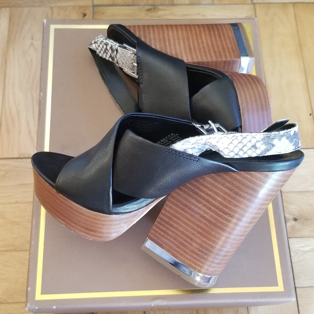 Ash - Rebecca Platform Sandals, Black - 36 / 6